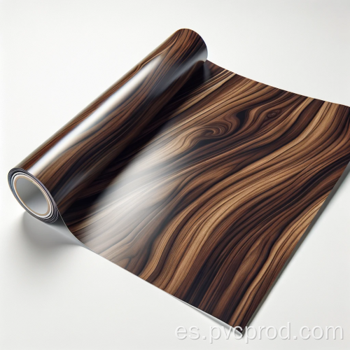 Película de PVC en relieve de madera para la piel del mueble